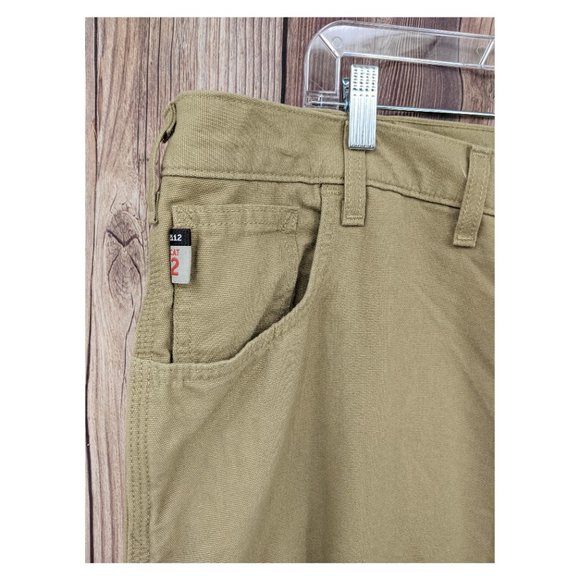 CARHARTT FR Midweight Canvas Pant 46x32 Gold Khaki - Picture 3 of 8